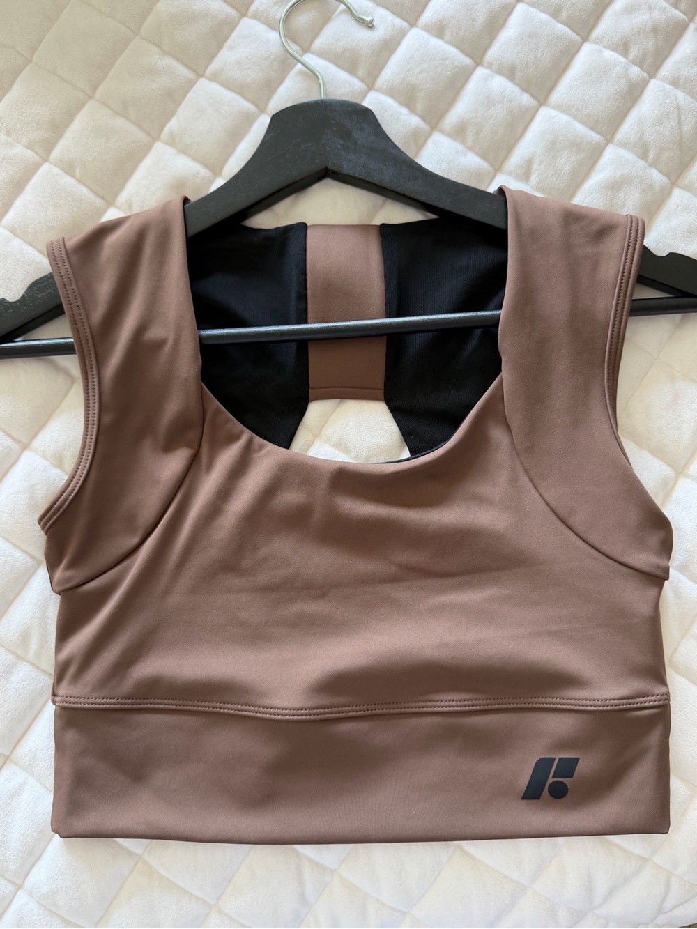 Forme Power Posture Corrective Women’s Brown Scoop Neck Sports Bra Size M